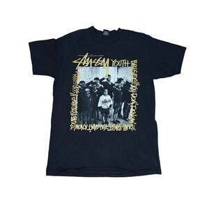 Vintage Stussy Youth Photo Tribe Exclusive Short Sleeve Mens Medium